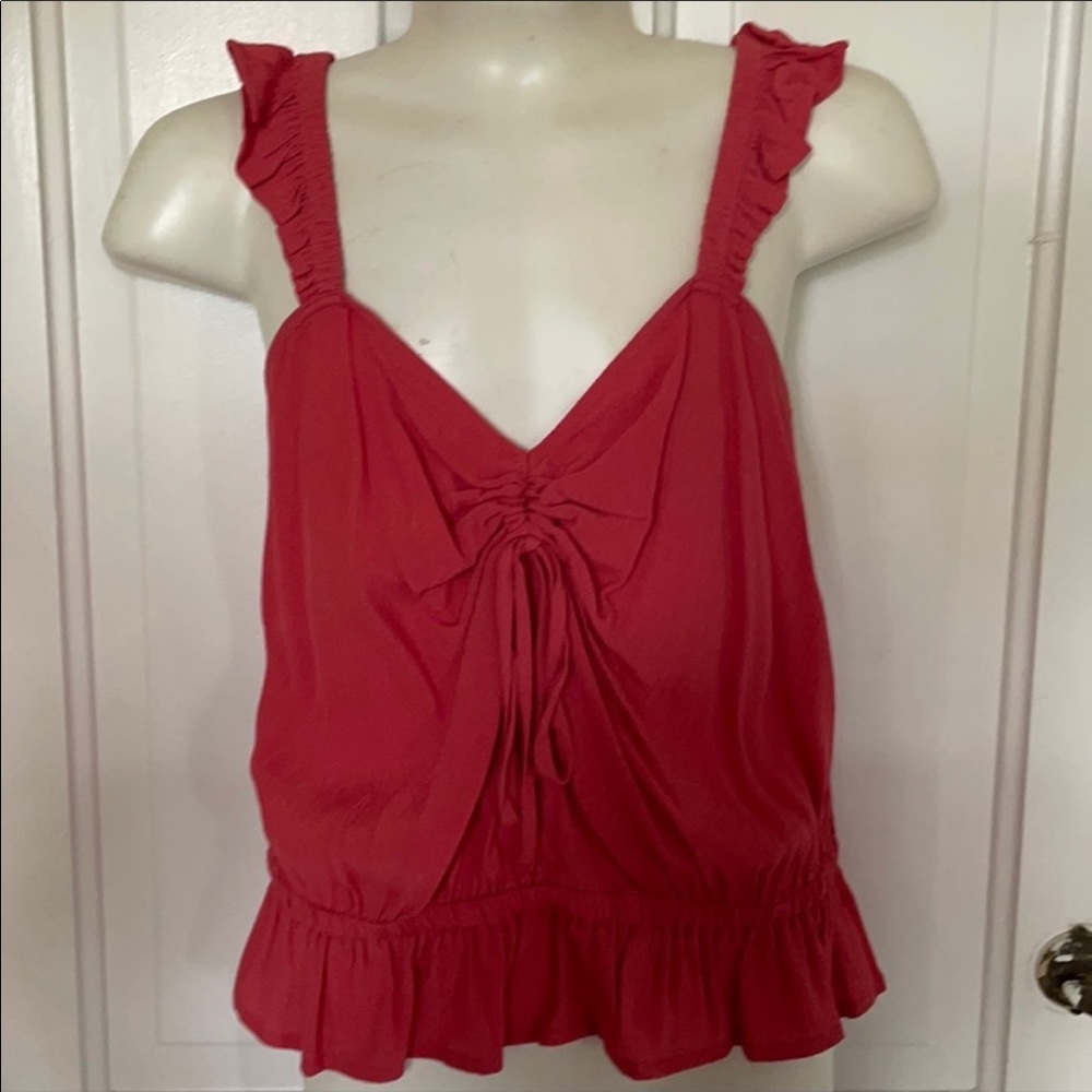 Woman’s size small, Express ruffle strap tank!